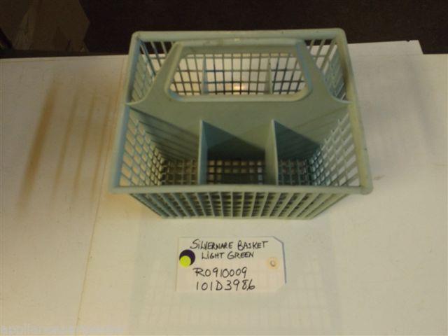 DISHWASHER R0910009 101D3986 SILVERWARE BASKET used Light Green DISHWASHER R0910009 101D3986 SILVERWARE BASKET used Light Green